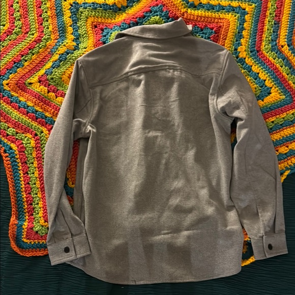 Gray H&M Men's light jacket/shirt - Picture 4 of 4